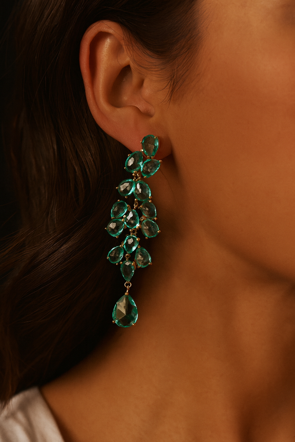 Petal Drop Cascade Earrings
