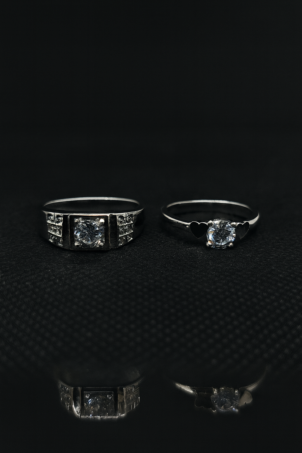 Couple Ring Set – Anniversary And Engagement Gift