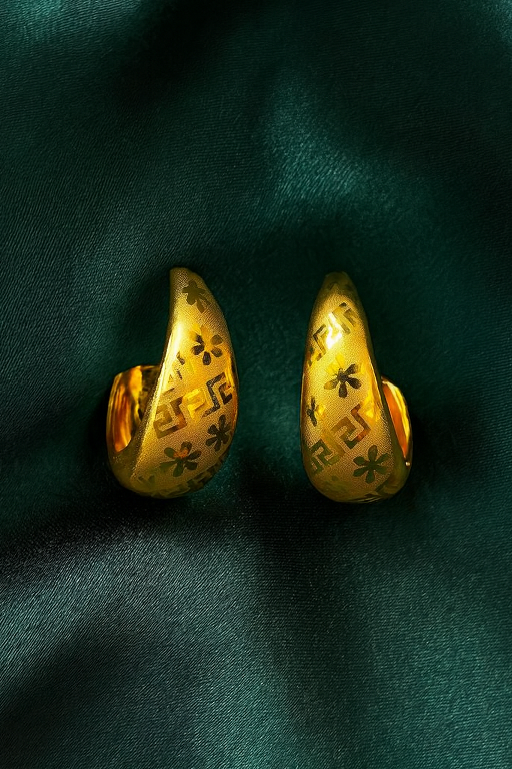 Geometric Gold Earrings