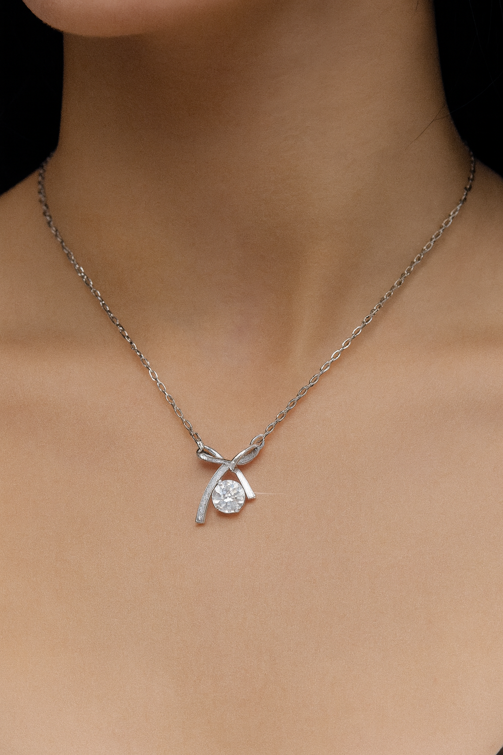 Ribbon Bow Pendant-Ruvanya