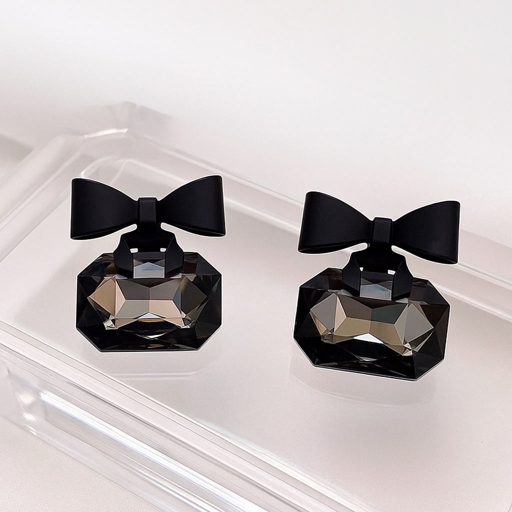 Ribbon Accent Ear Tops