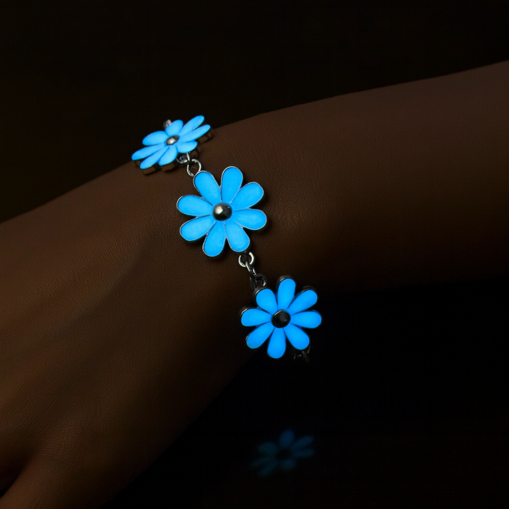 Glow Floral Luminous Neon Bracelet