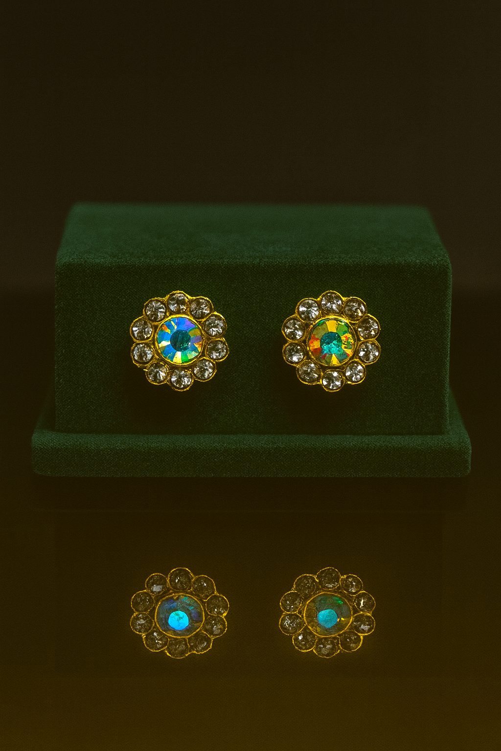 Gold Stud Earrings