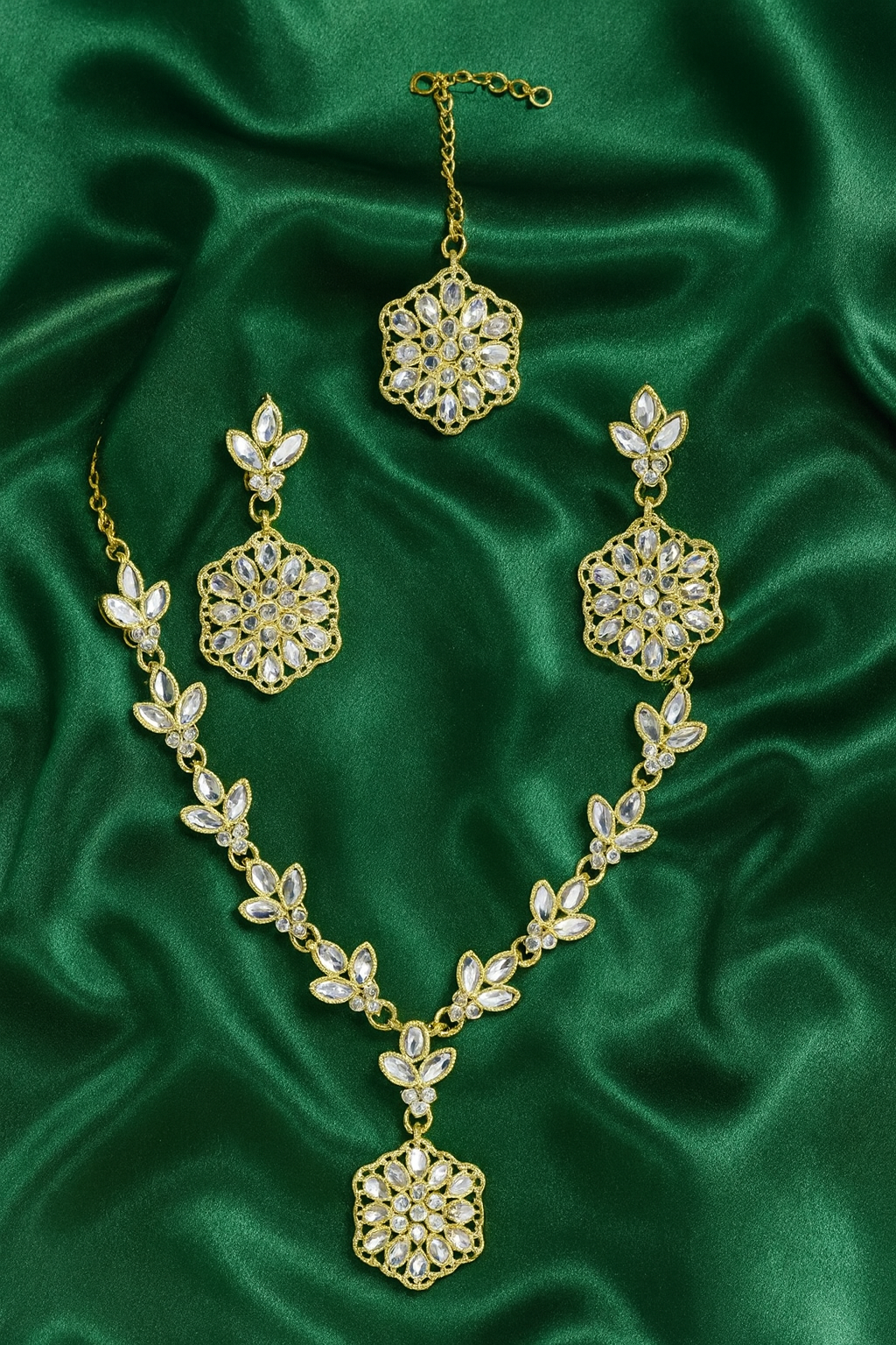 Traditional Indian Bridal Necklace Set-Ruvanya