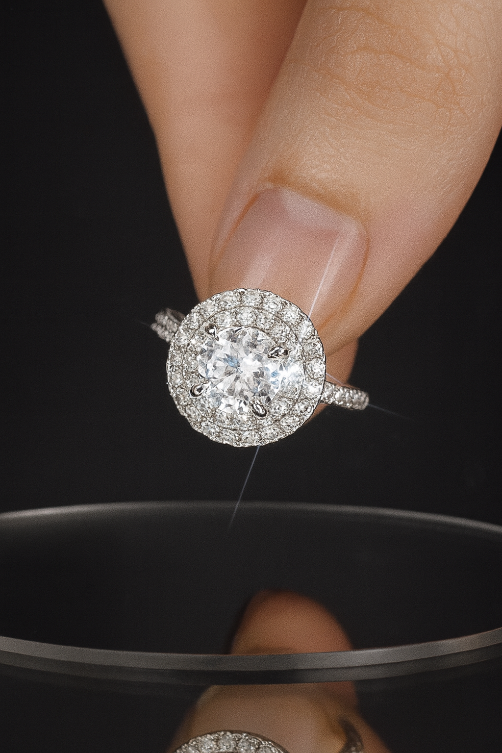 Modern Round Imported Statement Ring-Ruvanya