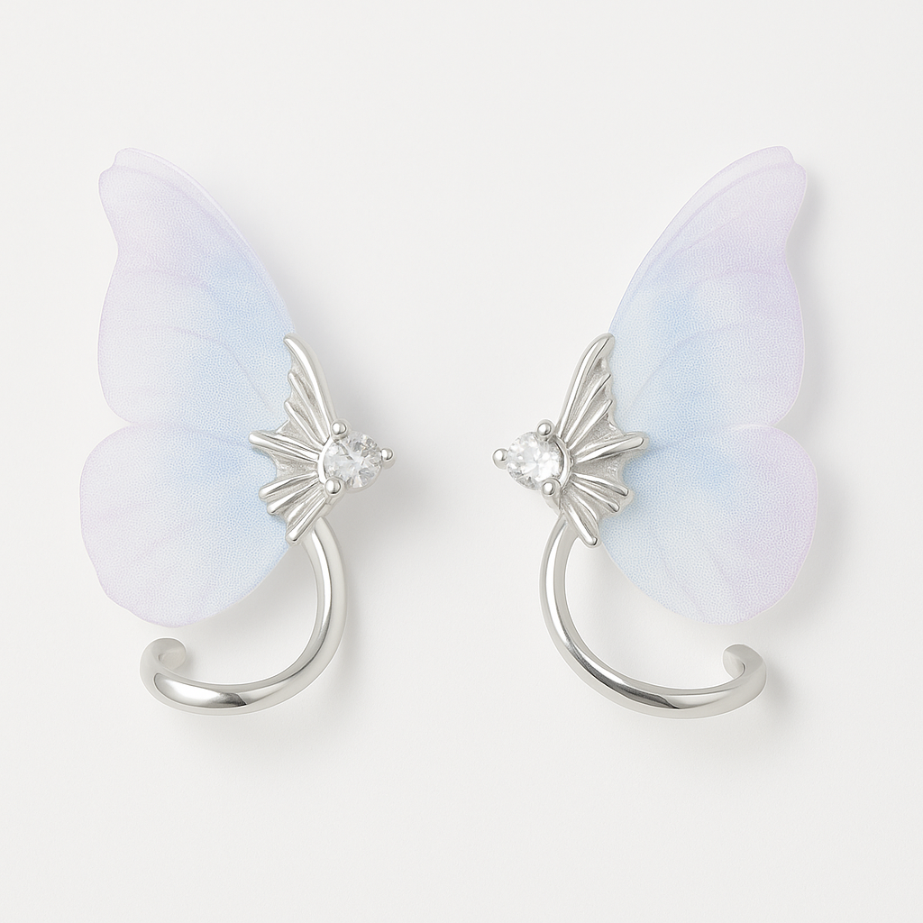 Butterfly Translucent Wings Ear Cuff