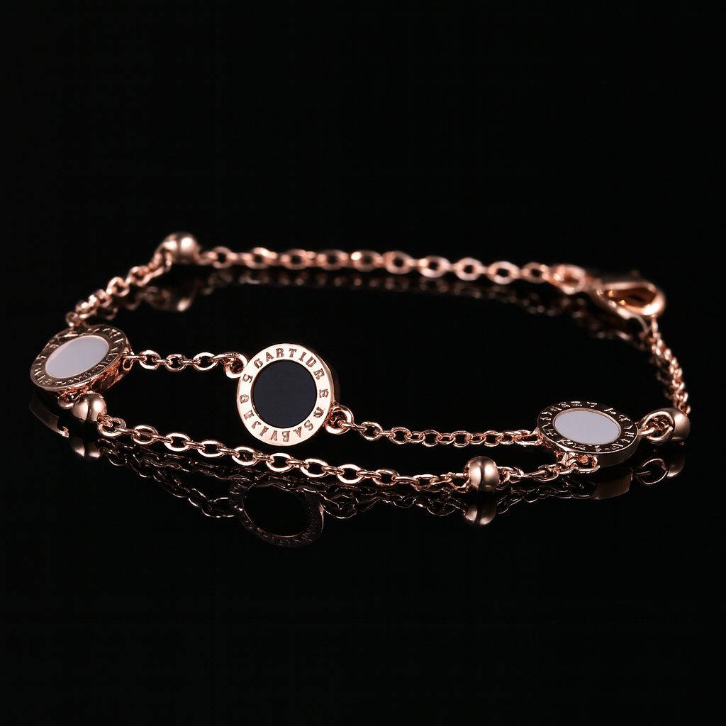 Black Enamel  Bracelet