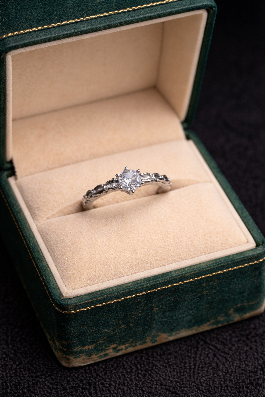 Modern Minimalist Engagement Ring