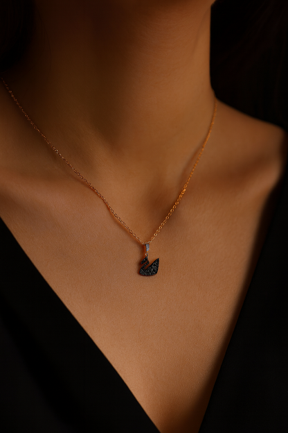 Grace Swan Necklace-Ruvanya