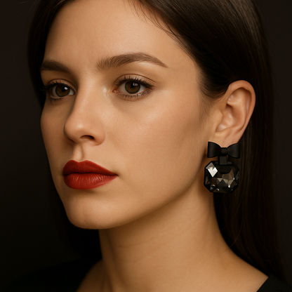 Ribbon Accent Ear Tops