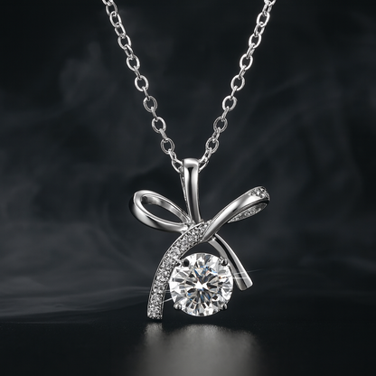 Ribbon Bow Pendant-Ruvanya