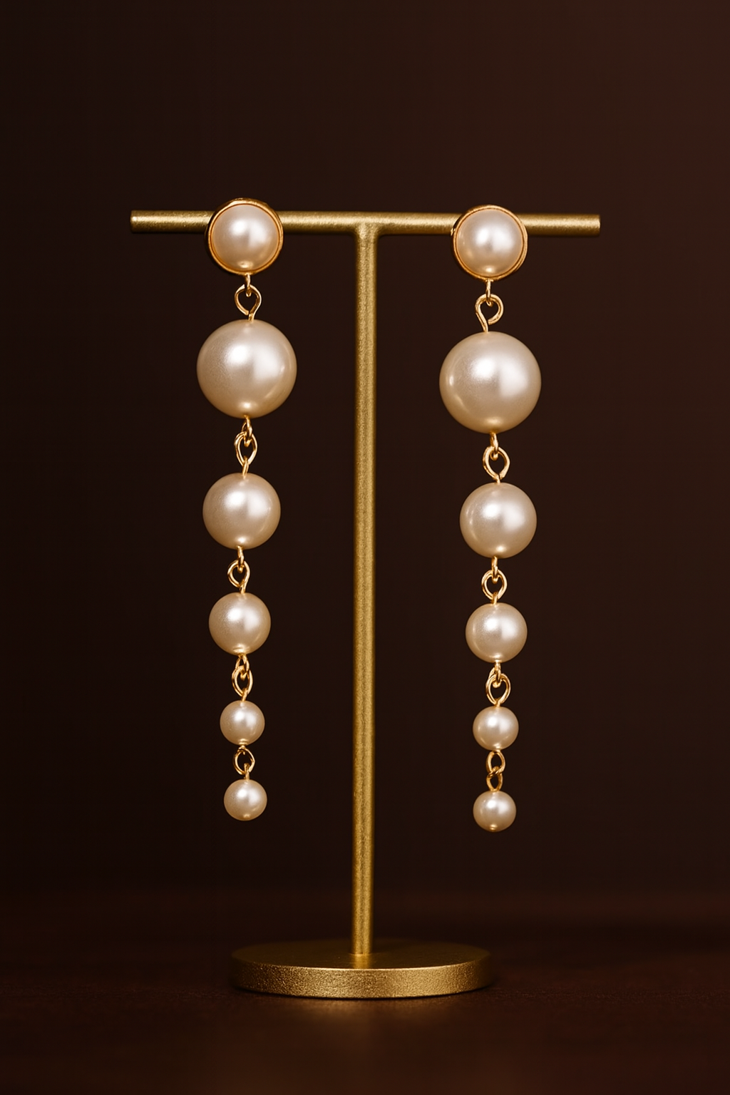 Cascading Pearl Earrings