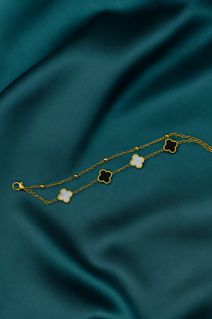 Gold Alhambra Clover Bracelet