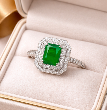 Emerald Grace Ring