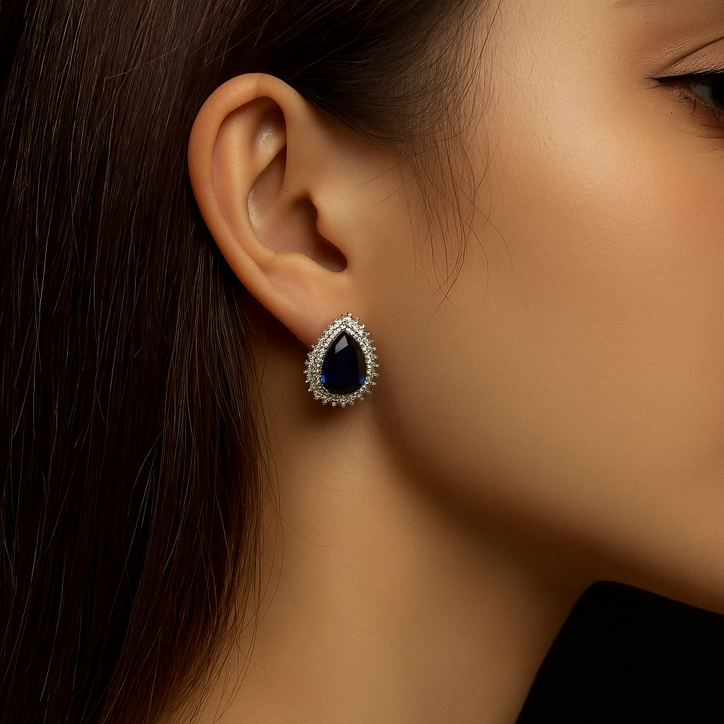 Classic Gemstone Ear Studs