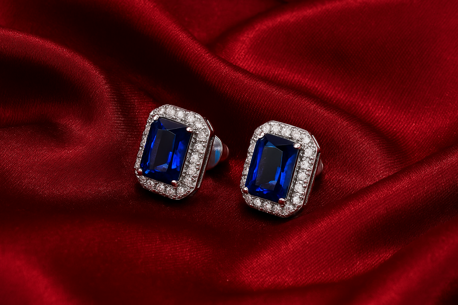 Royal Gemstone Ear Tops