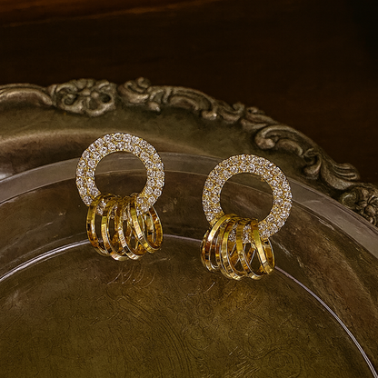 Circle Drop Earrings