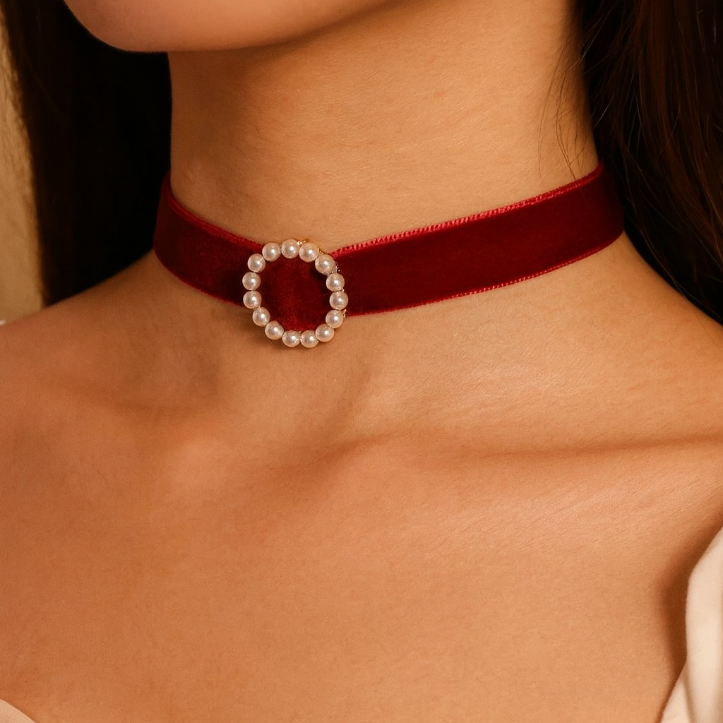Velvet Ribbon Choker