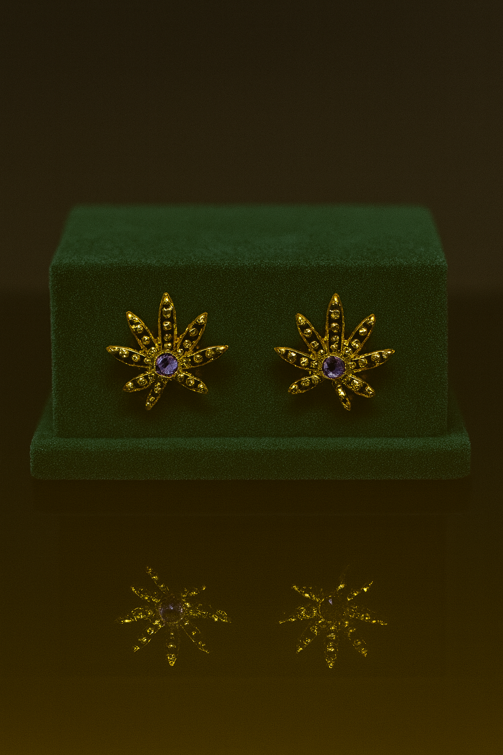 Gold Stud Earrings