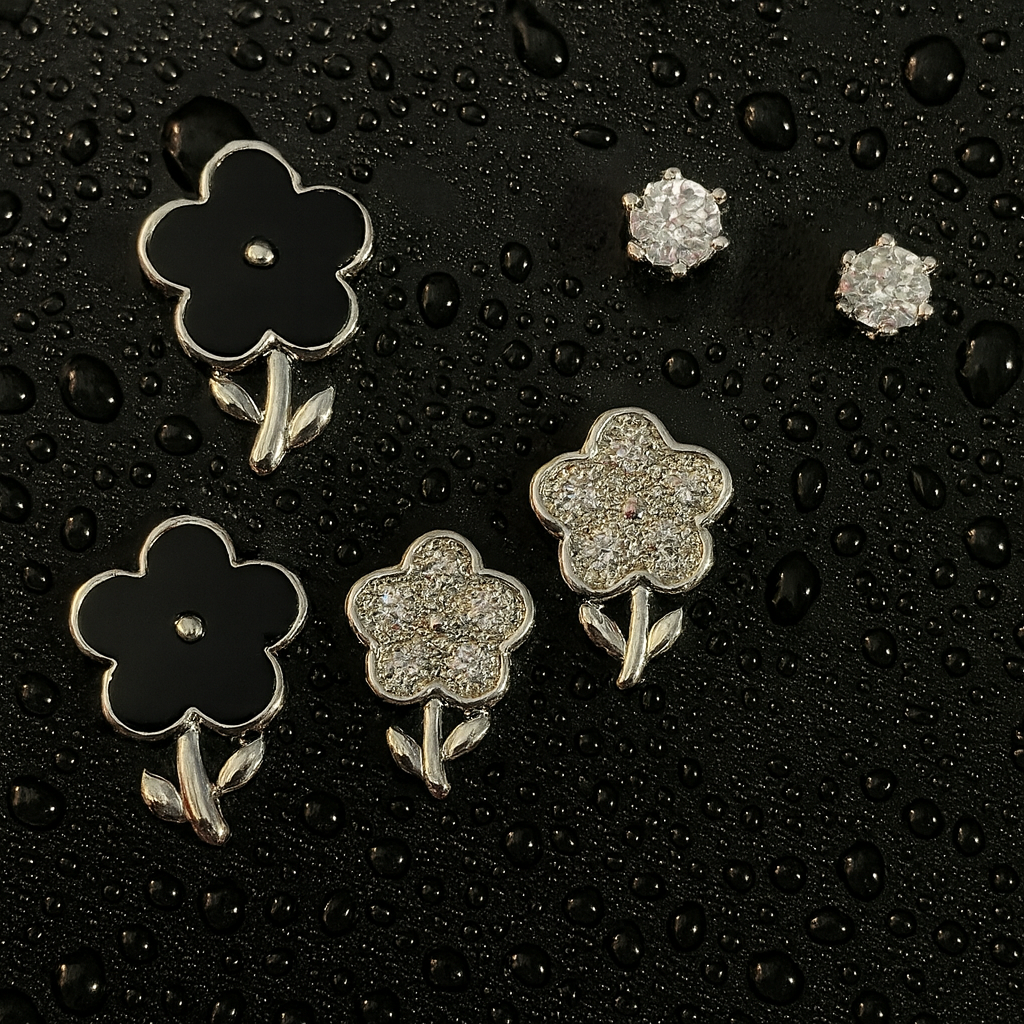 Flower Earrings Pack