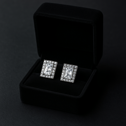 Emerald Crystal Earrings