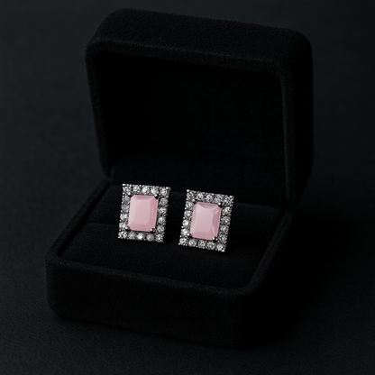 Emerald Crystal Earrings