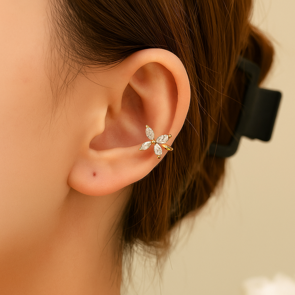 Butterfly Design Ear Cuff