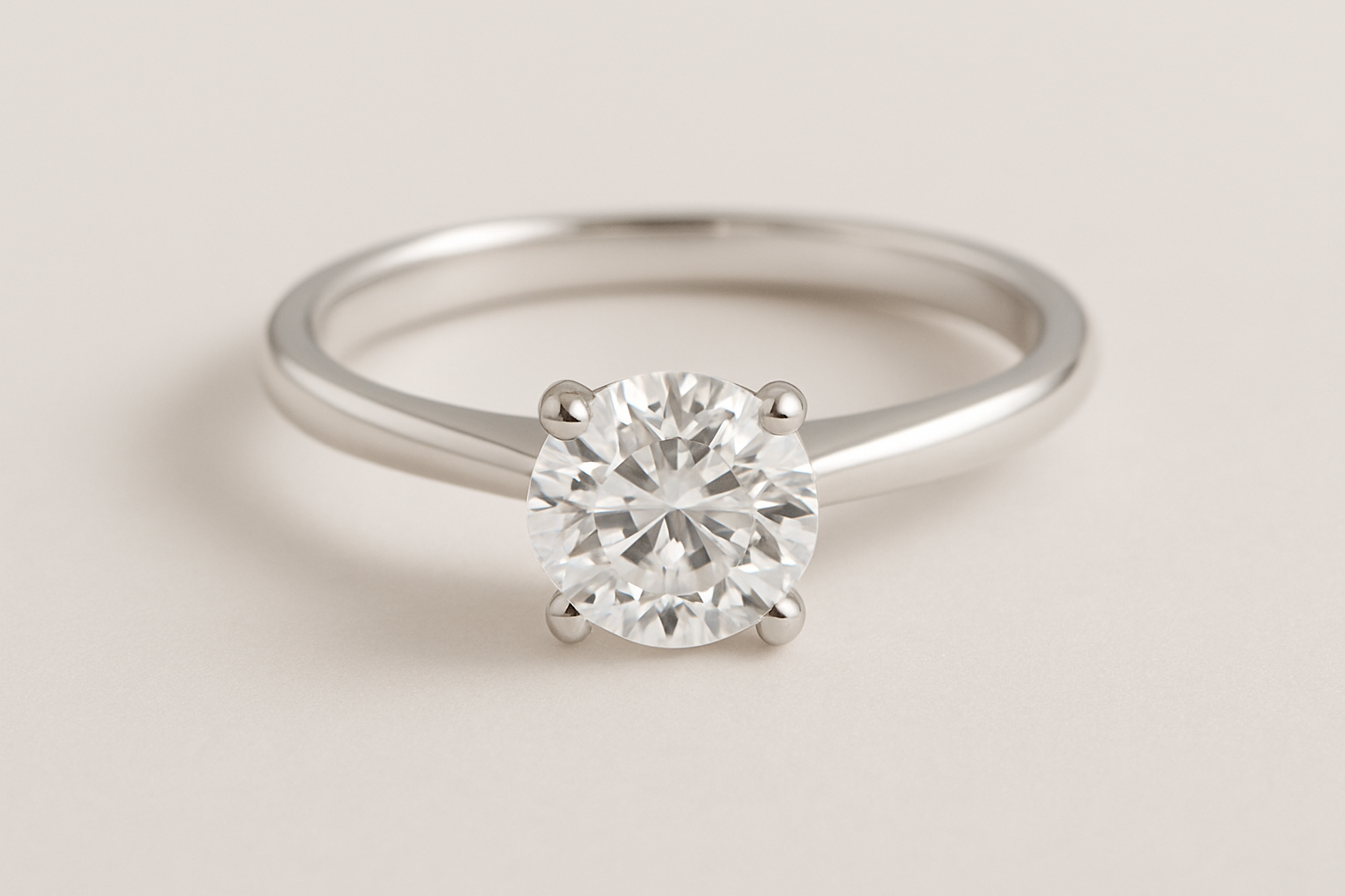 Elegant Dimond Cut Solitaire Ring-Ruvanya