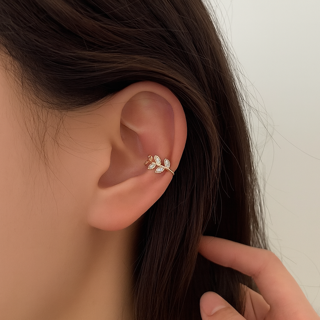 Leaf Gold Ear Cuff