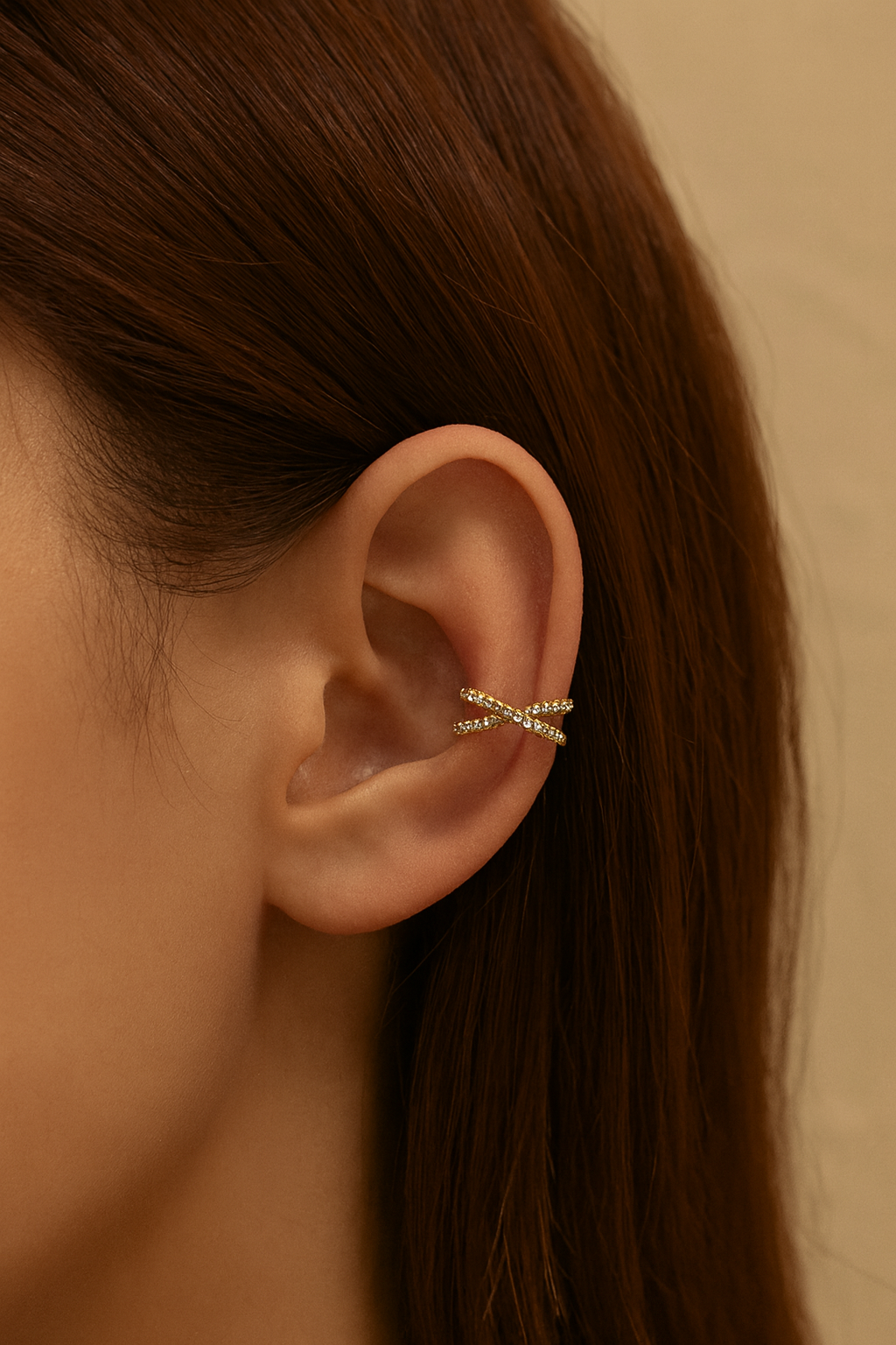 Cross Layered Ear Cuff