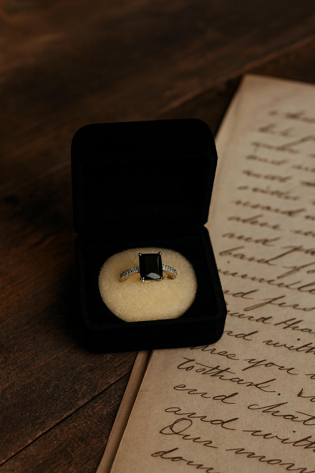 Black Onyx Style Premium Ring