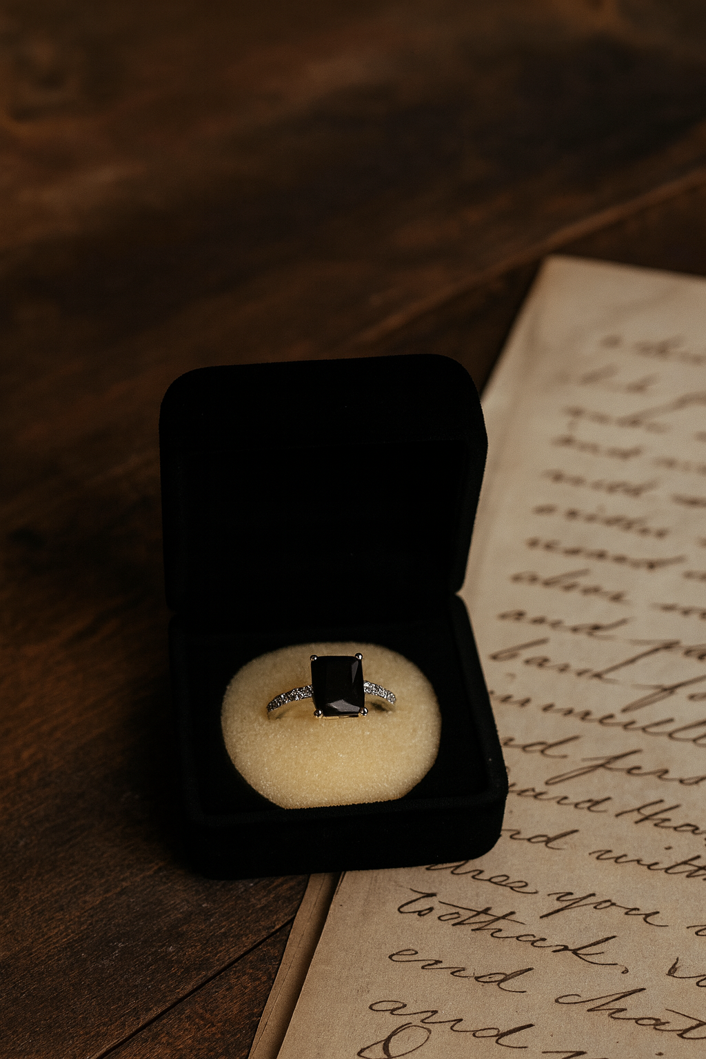 Black Onyx Style Premium Ring