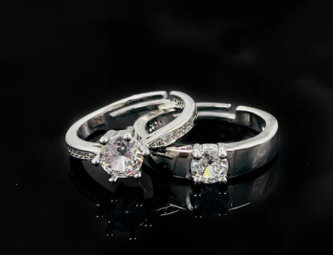 Couple Rings Zircon-Ruvanya
