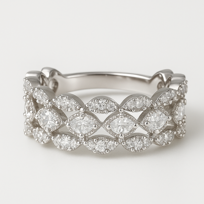 Luxury Emerald Green Zircon Ring-Ruvanya